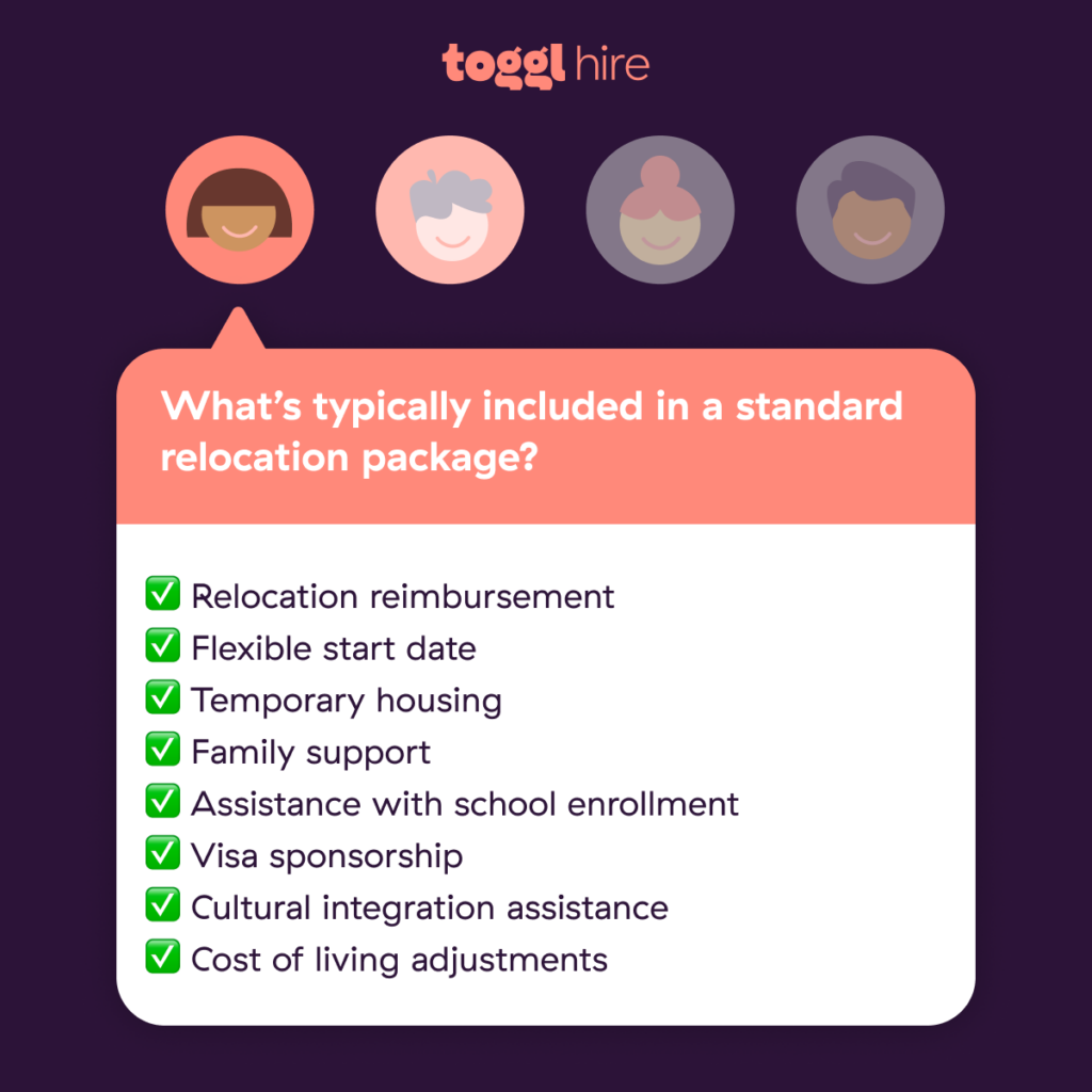 Relocation pacakge examples