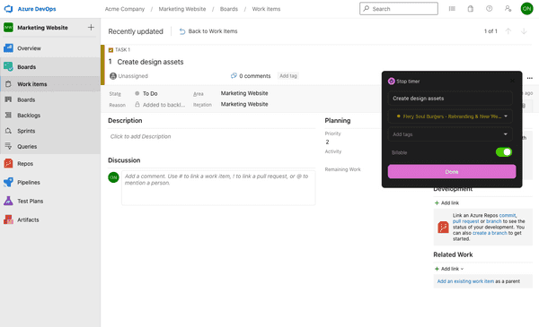 Start the timer in Visual Studio