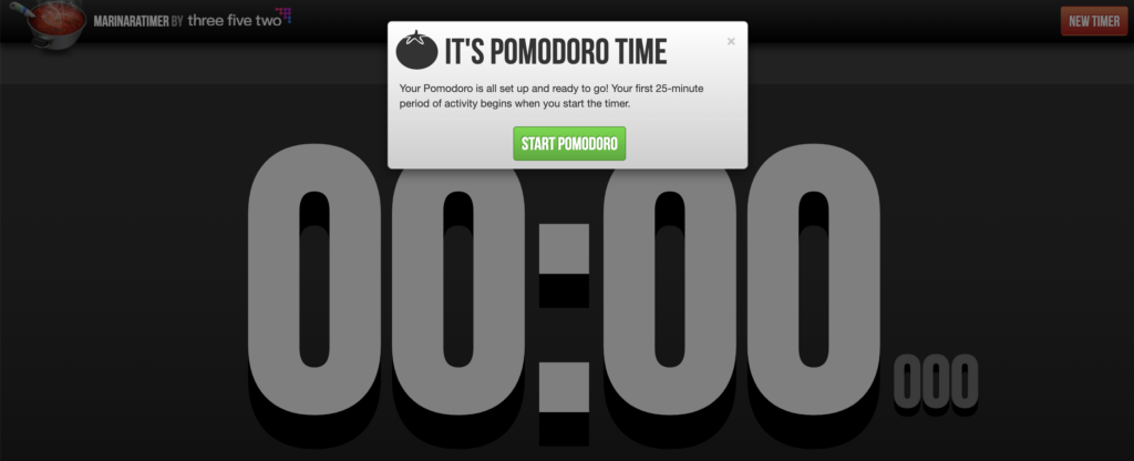 Marinara timer