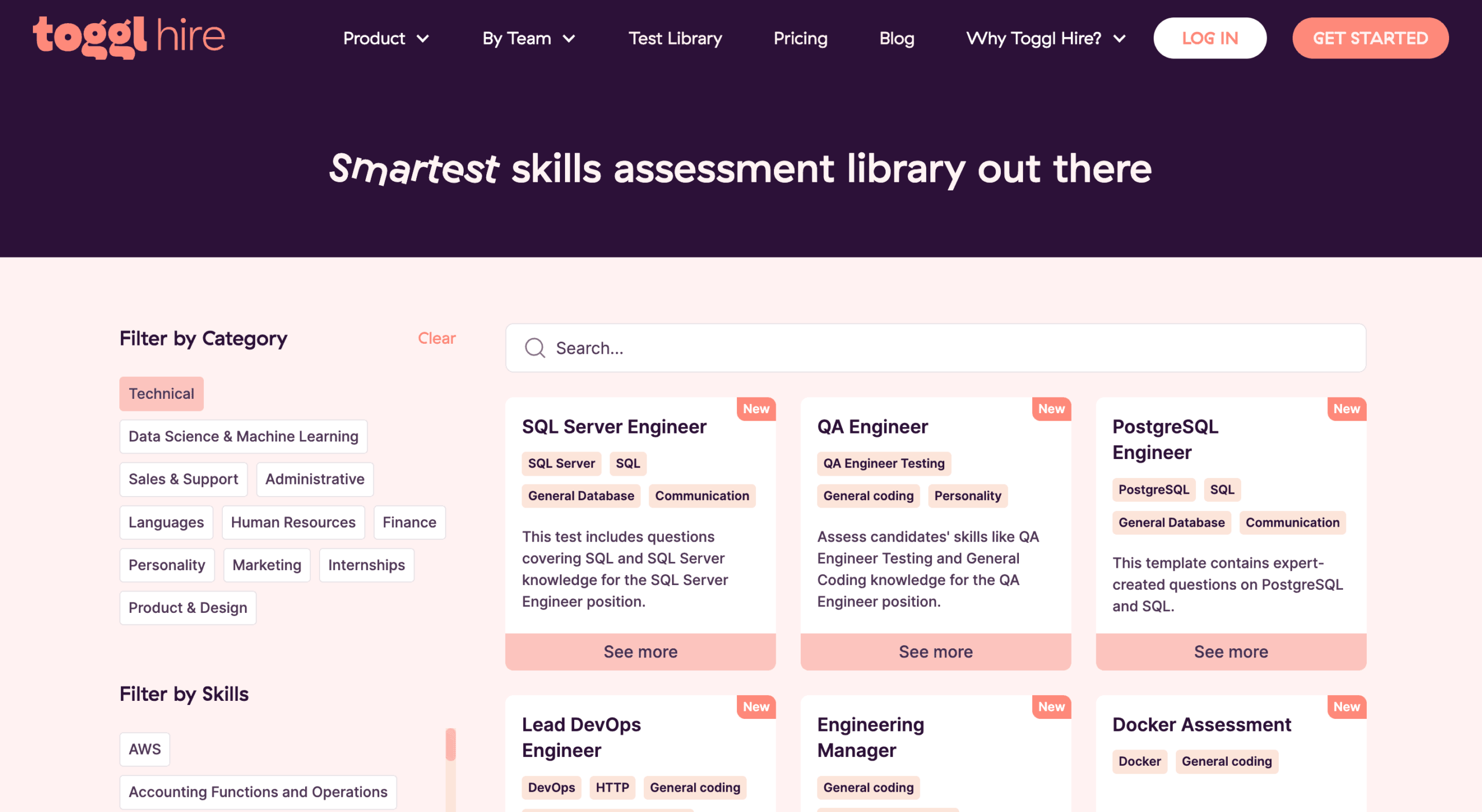 skills assessments