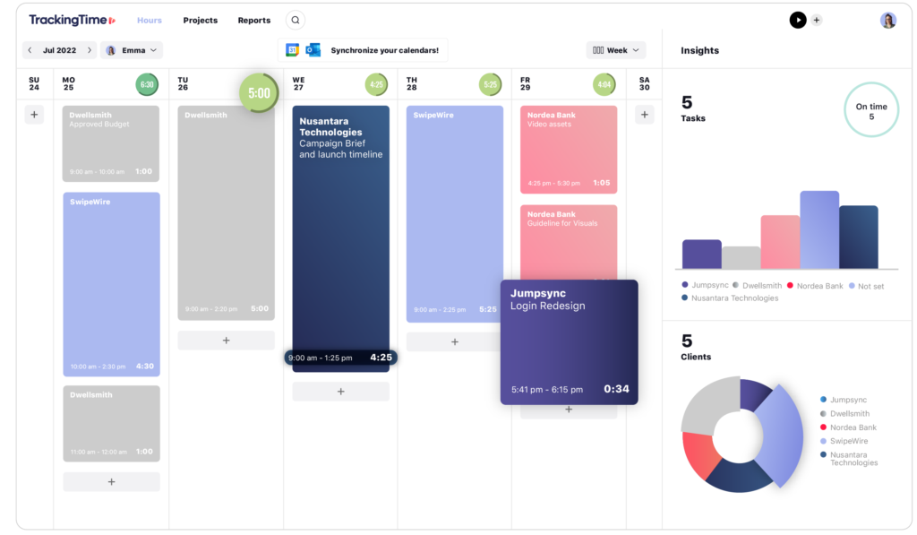 TrackingTime for freelancers