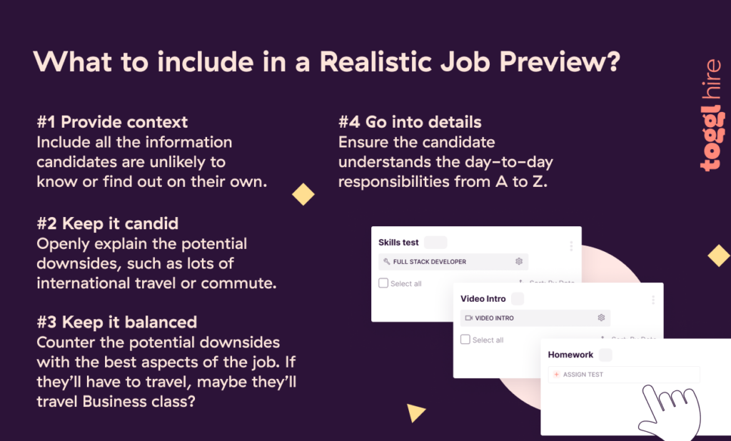 The core aspects of an RJP